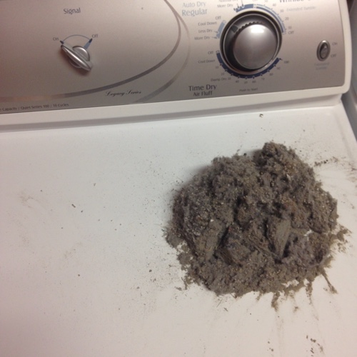 How to clean and blow out a dryer vent   