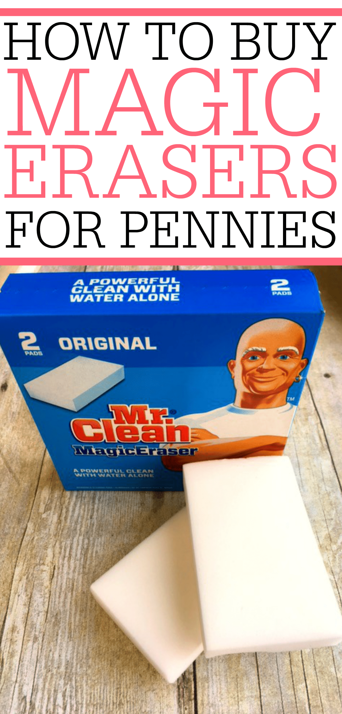 Homemade Magic Erasers For Pennies Frugally Blonde