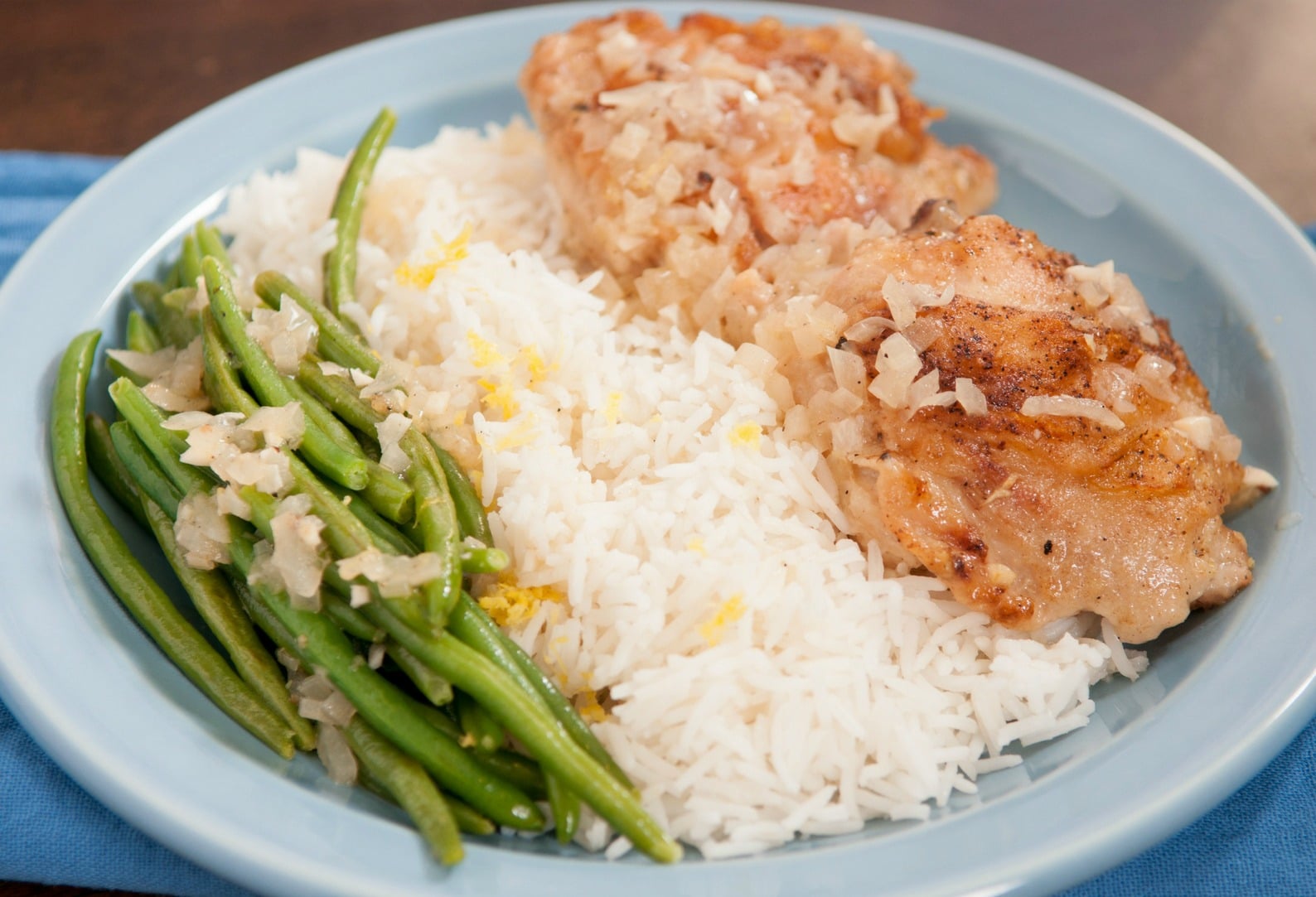 chicken on plate Frugally Blonde