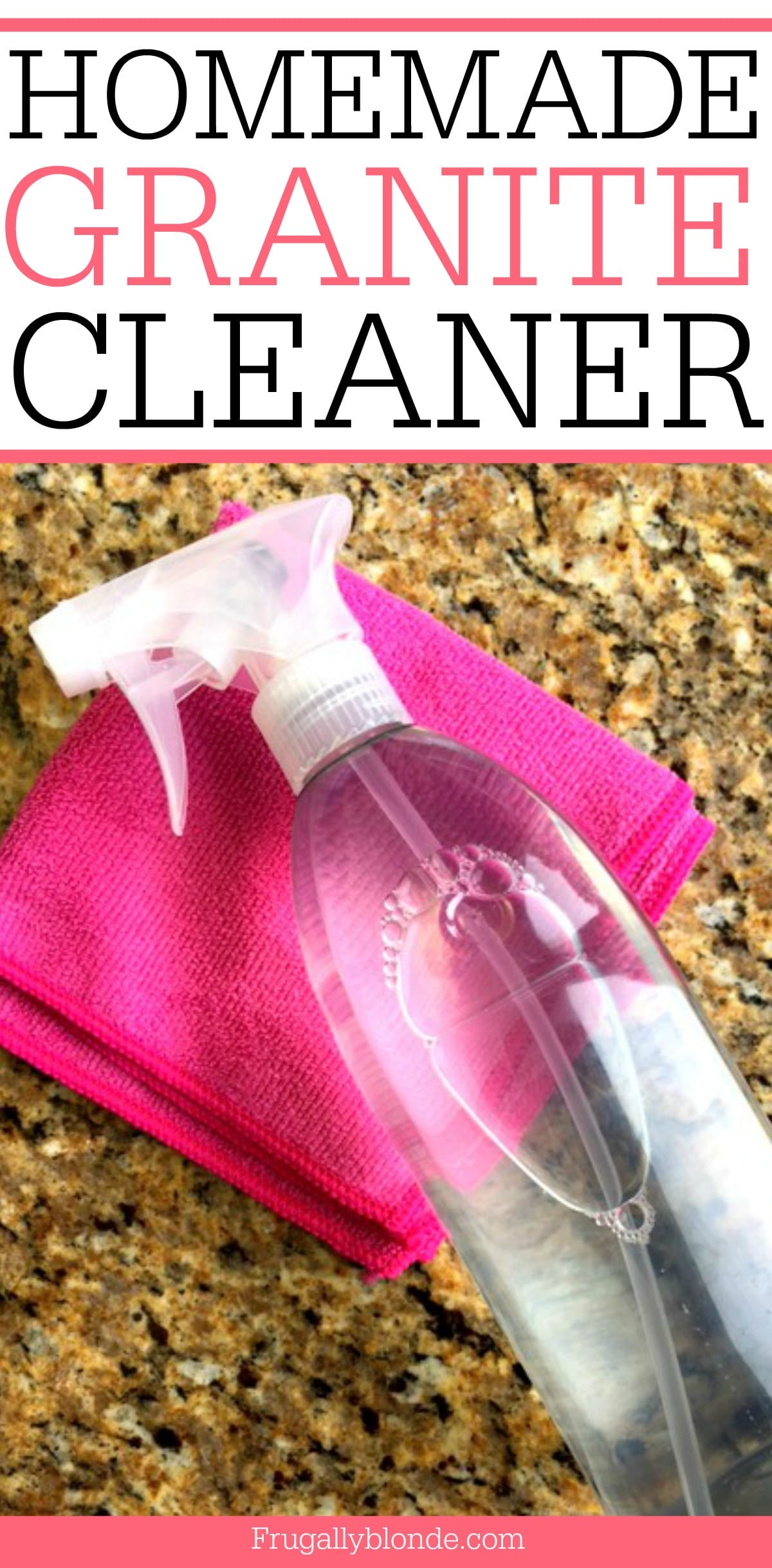 DIY Granite Cleaner Frugally Blonde