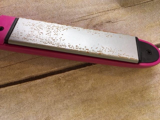 Cleaning straightener on sale plates