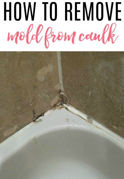 Remove Mold From Caulk Frugally Blonde, How To Remove Mildew Stains From Bathtub Caulk