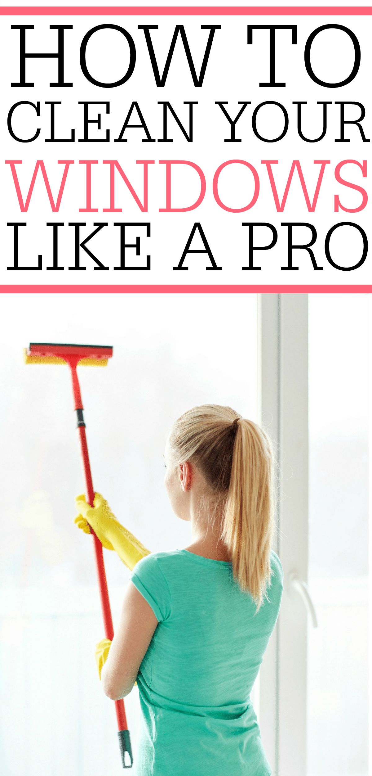Tired of dirty, grimy windows? Check out how to clean windows like a pro. Your windows will be sparkling in no time at all!