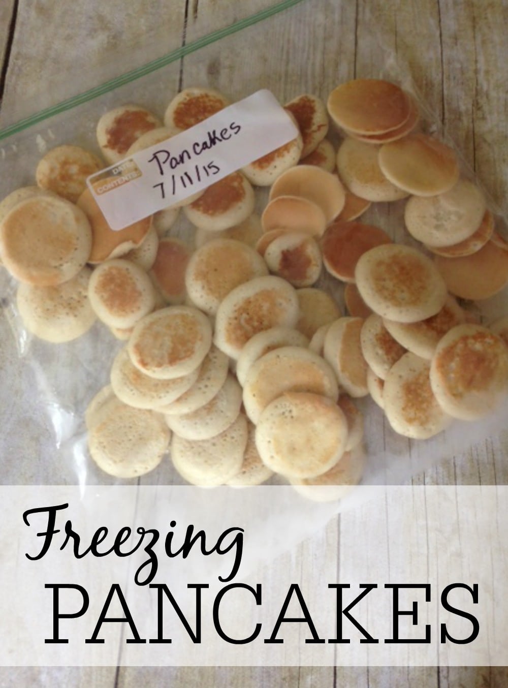Freezing Pancakes Frugally Blonde