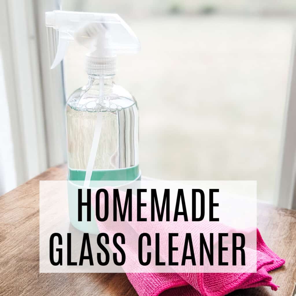 natural cleaner to help clean glass and windows in a bottle
