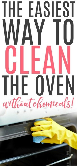 easiest way to clean the oven