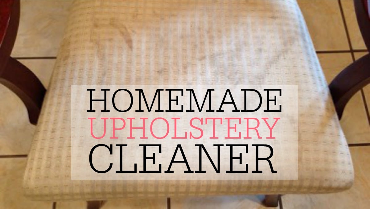 DIY Upholstery Cleaner - Frugally Blonde