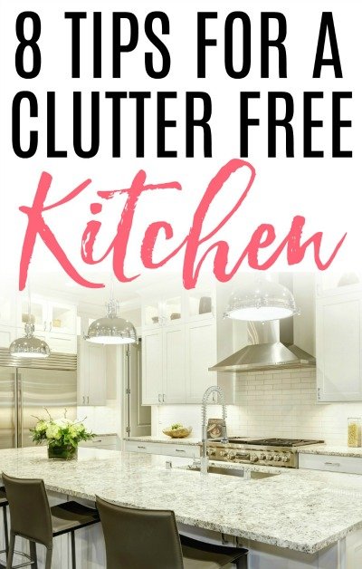 clutter free kitchen