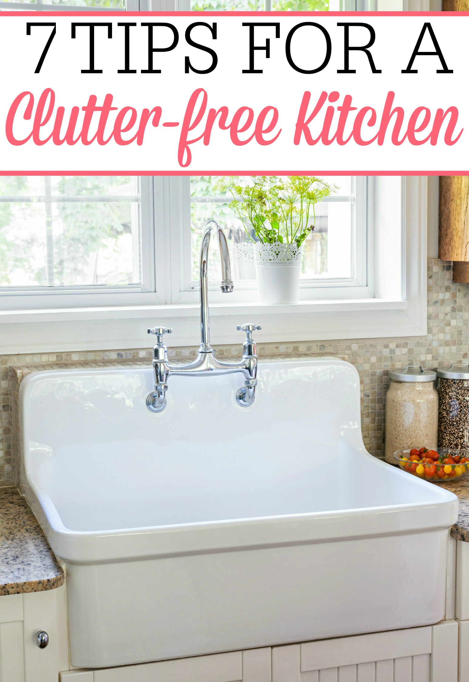 Tips For A Clutter Free Kitchen - Frugally Blonde