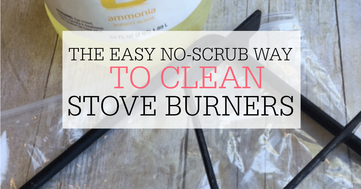 The Easy NoScrub Way To Clean Stove Burners Frugally Blonde
