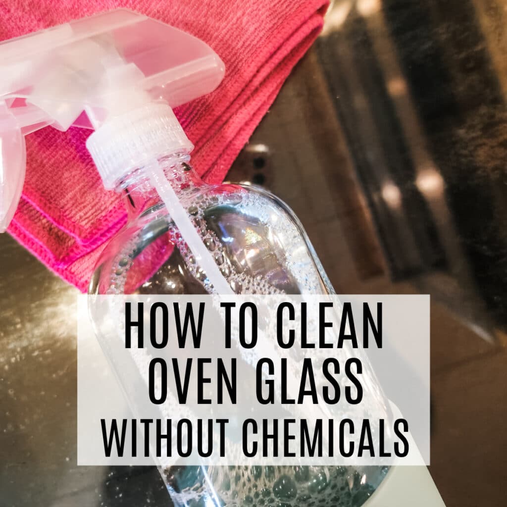 How to clean oven door glass without chemicals