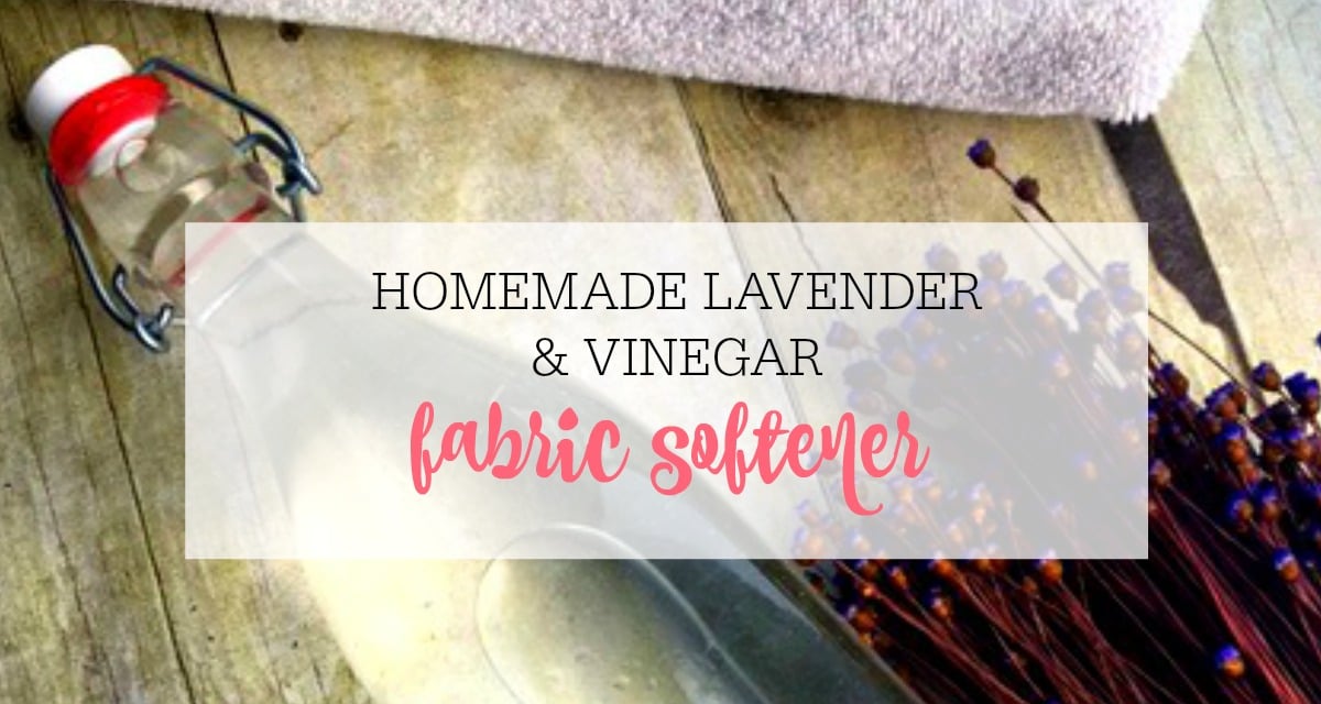 Easy Lavender and Vinegar Fabric Softener Frugally Blonde