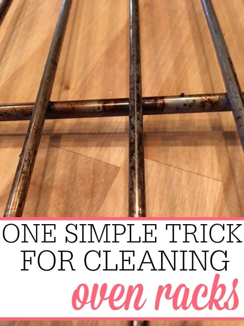 Cleaning oven racks