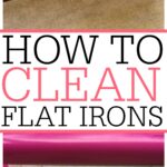 how to clean a dirty flat iron