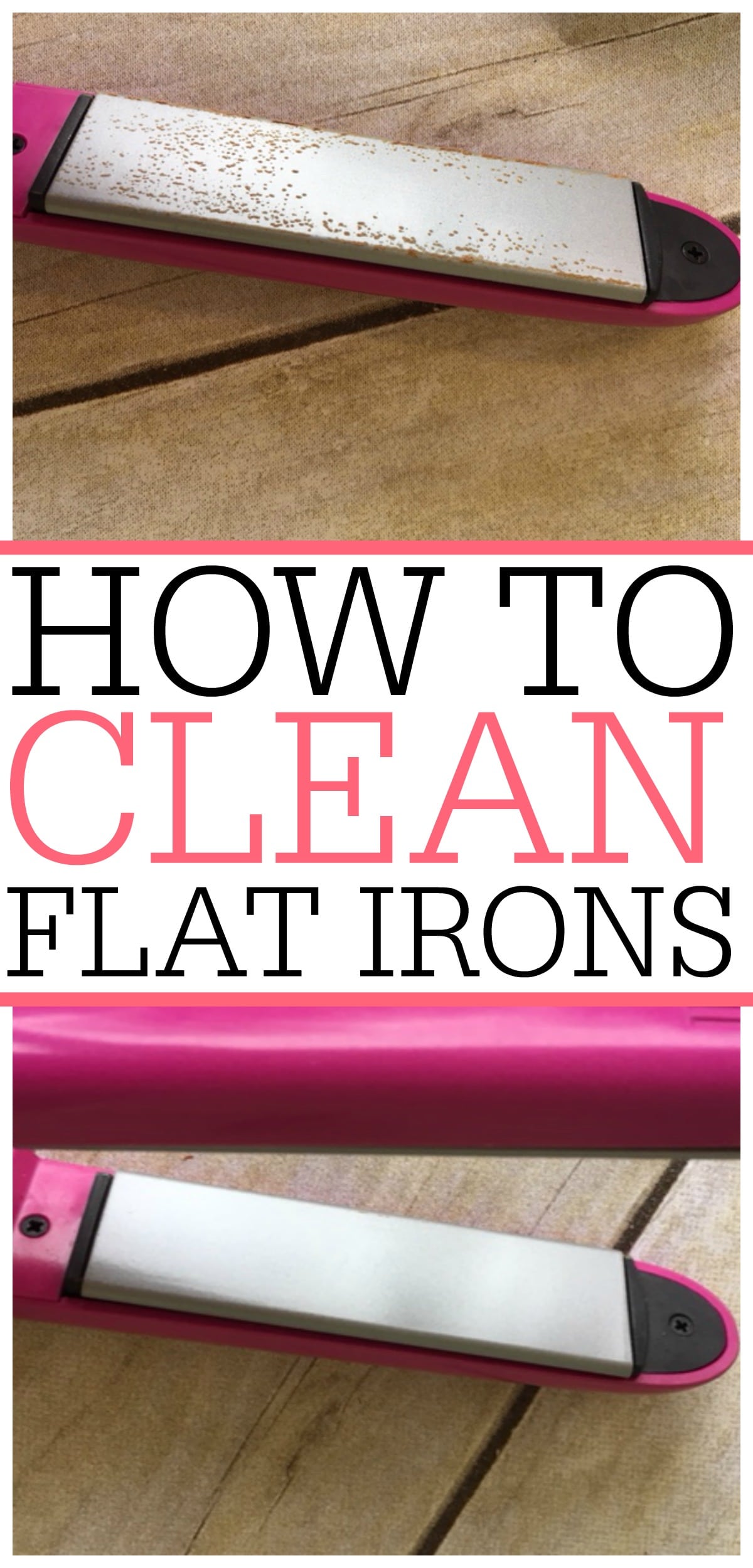 Dealing with a dirty flat iron? See how to clean flat irons at home. It's easy to do in minutes and you will have a clean flat iron in no time at all. Check out how to clean your flat iron easily.