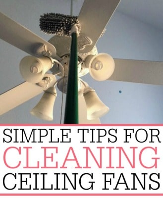 Simple Tips For Cleaning Ceiling Fans Frugally Blonde