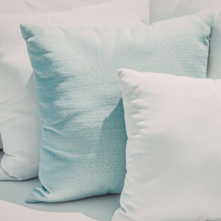 how to clean throw pillows and remove dust and odors