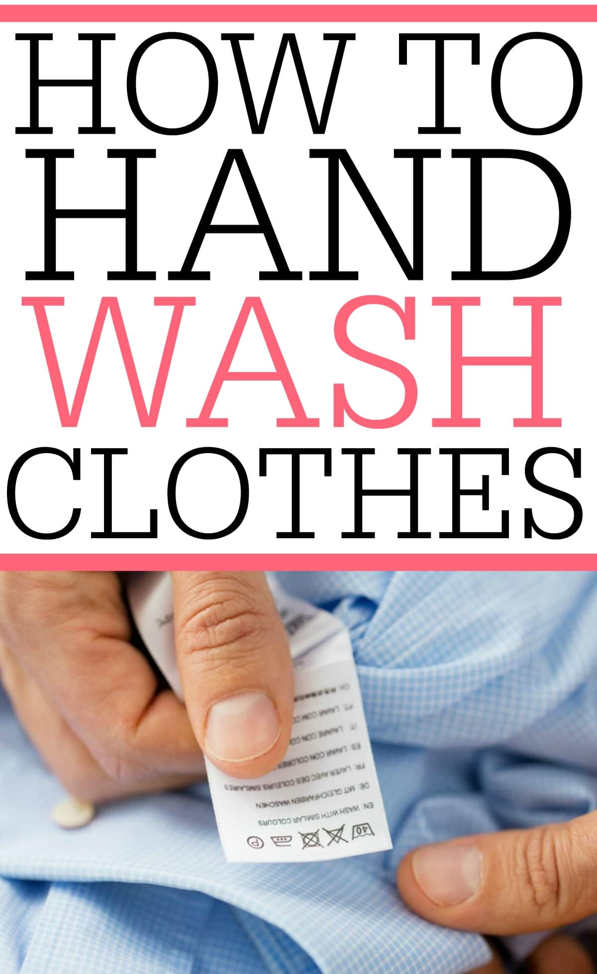 Don't skip buying that sweater. Learn how to hand wash clothes at home. It's simple to do and washing clothes by hand doesn't take all day.