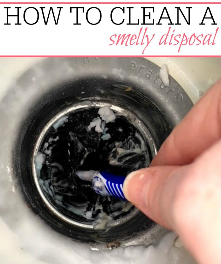 How To Clean A Smelly Garbage Disposal - Frugally Blonde - How To Get Rid Of Smell In Garbage Disposal
