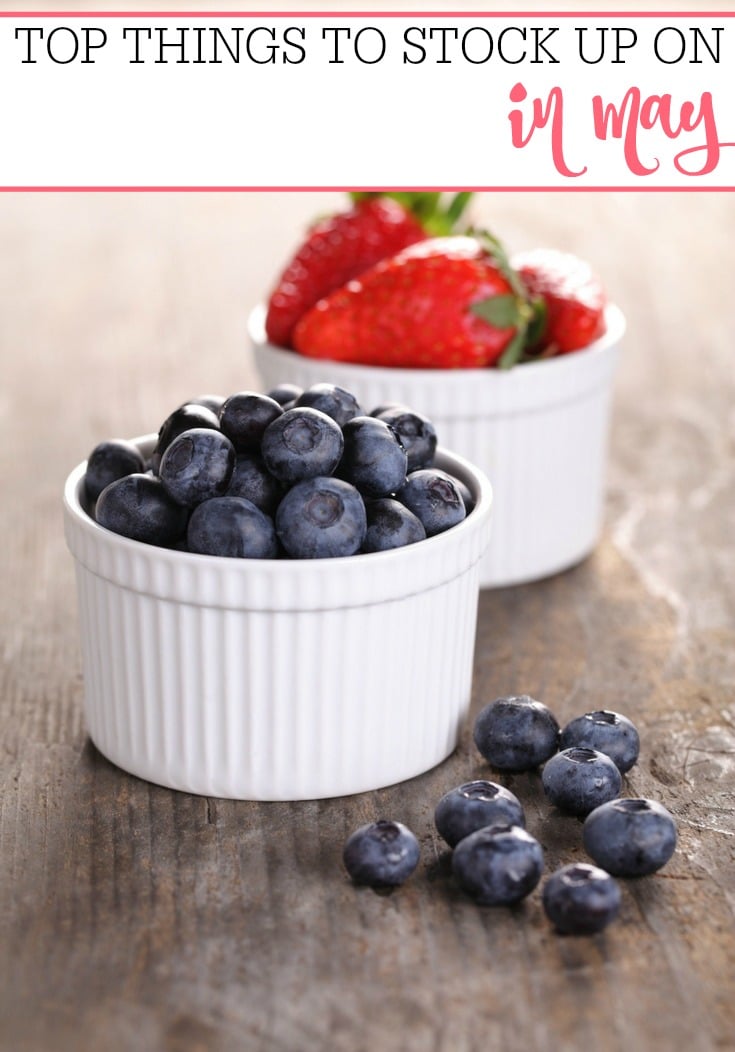 Want to save more money? Check out the top things to stock up on in May and save all year long. It’s an easy way to save more money without much work.
