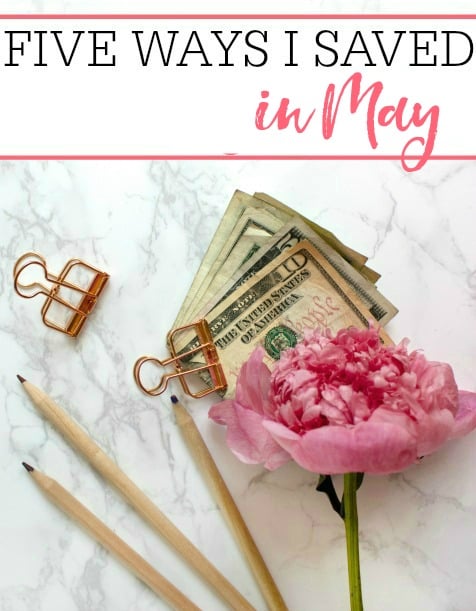 Want to save more money each month? Check out the 6 ways I saved in May for some inspiration to save some extra money. Saving money can be easy and fun.