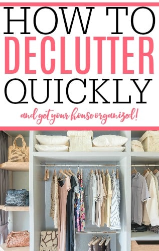 how to declutter fast frugally blonde