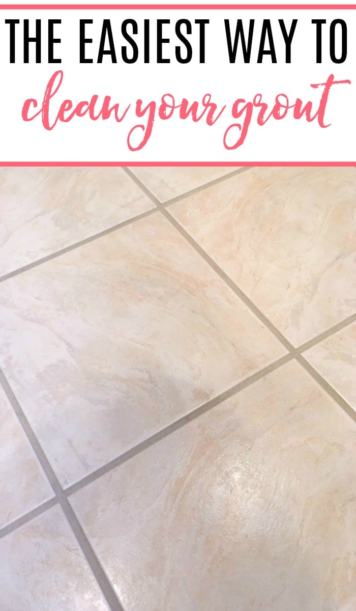 The Easiest Way To Clean Grout Frugally Blonde Easiest Way To Clean Grout