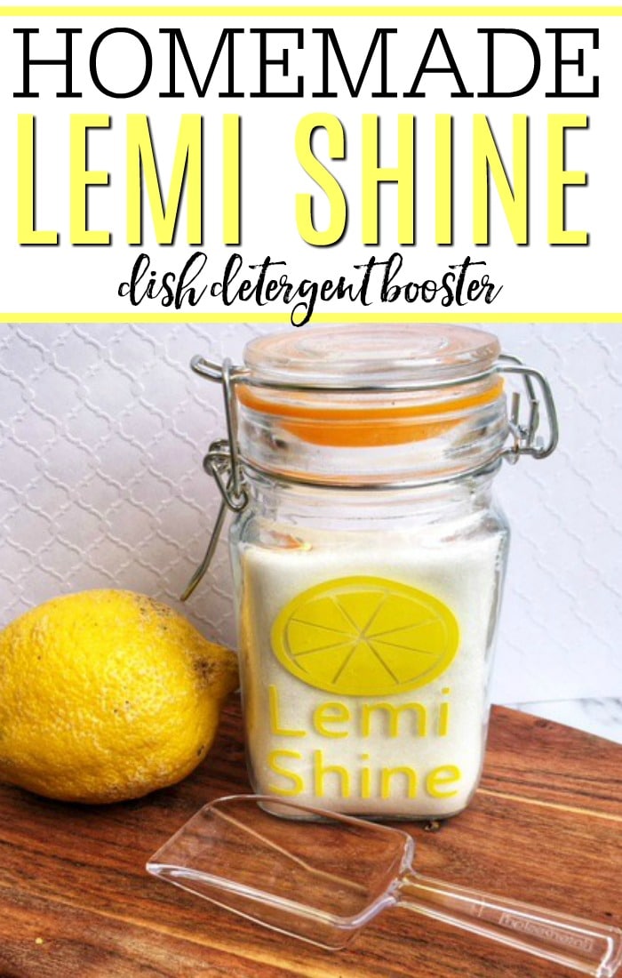 Dealing with dull, filmy dishes? Check out how to make this homemade lemi shine. This powerful dish detergent booster gets your glasses crystal clear. Say goodbye to hard water stains with this simple tip.