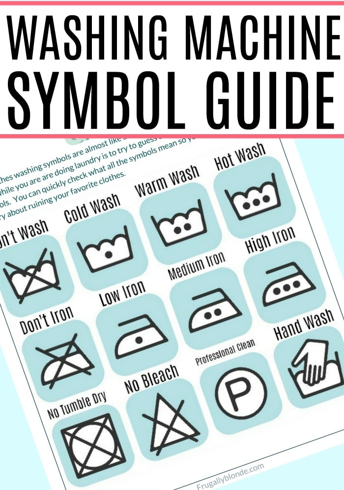 washing machine symbols washing machine symbols