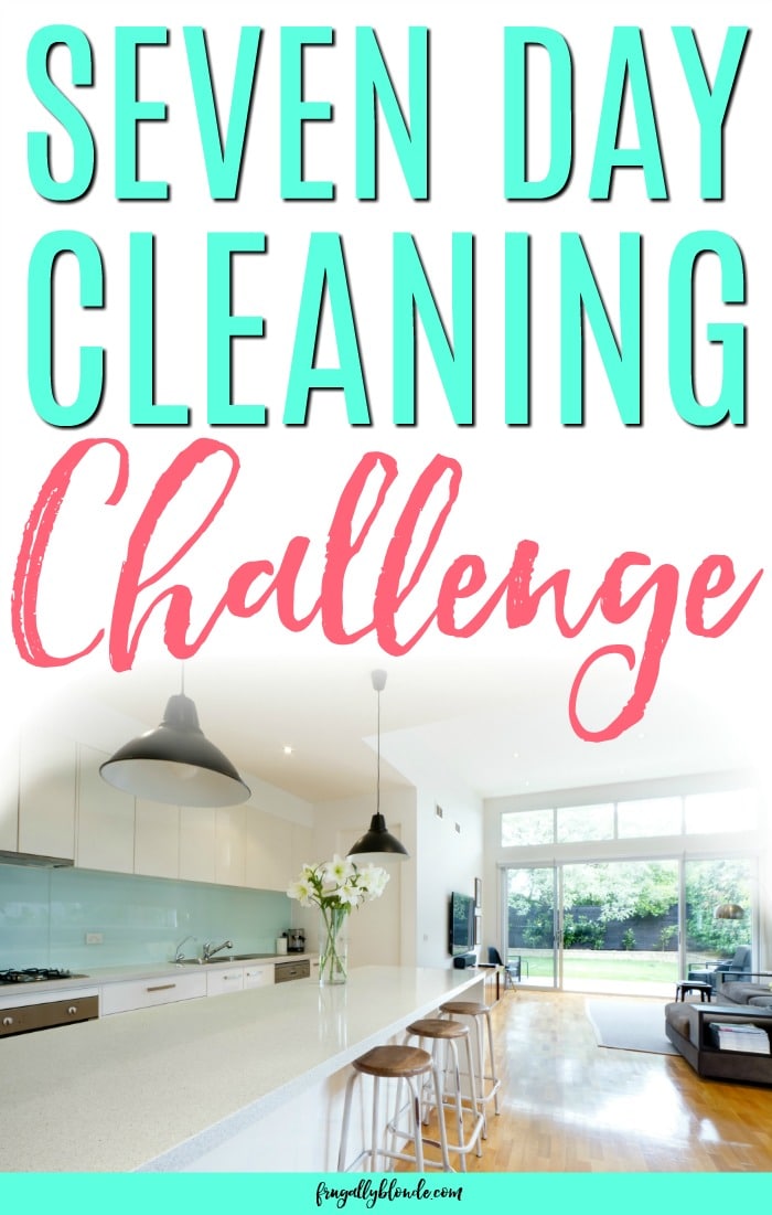 Do you feel like you don't know how to keep your house clean? Would you like to get your house clean for the holidays? Learn how to get your house clean in just 15-30 minutes a day with the 7 day cleaning challenge.