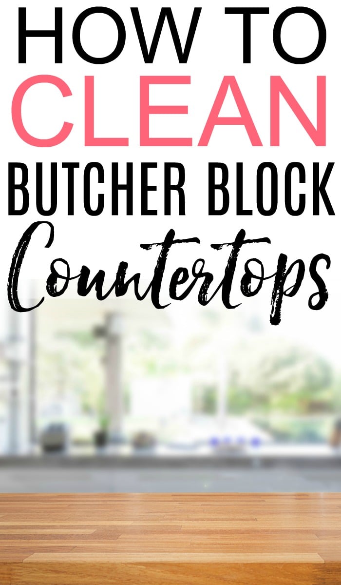 Do you have butcher block countertops? See the best way to clean and disinfect counters. Check out these tips on how to clean butcher block countertops.