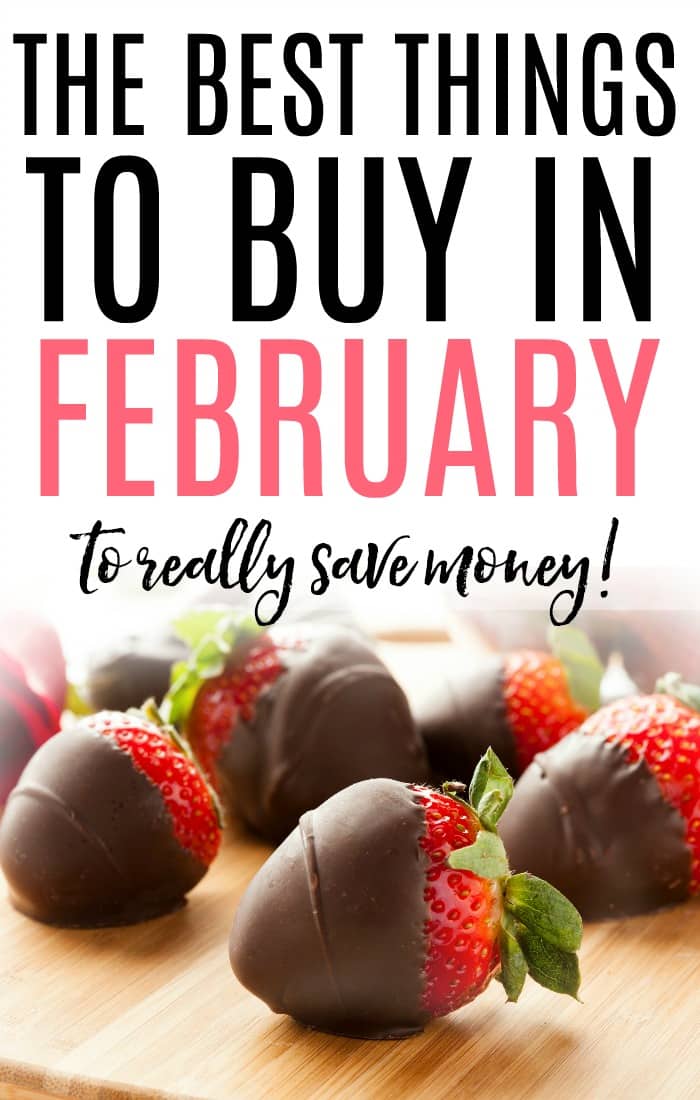 Trying to save more money? Check out the best things to buy in February to really save. It’s an easy way to save more money without much work.