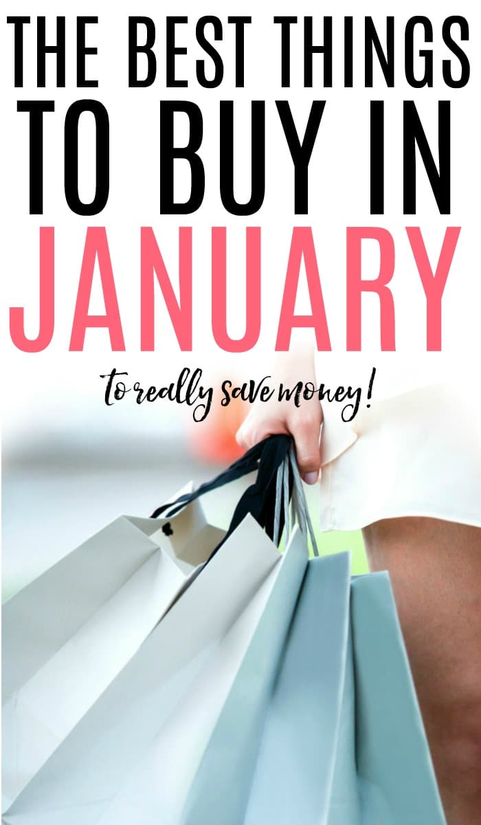 Trying to save more money? Check out the best things to buy in January to really save. It’s an easy way to save more money without much work.