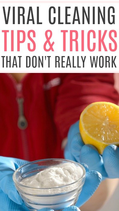 cleaning tips that don't really work