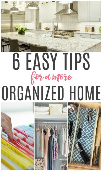 tips for an organized home