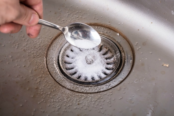 smell coming from sink drains in kitchen