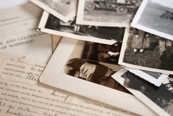organizing printed photos