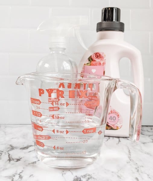 DIY wrinkle release spray