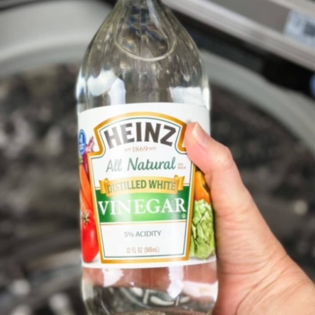 vinegar for hard water in washing machine