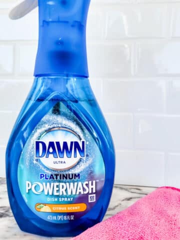 dawn powerwash sitting on the counter