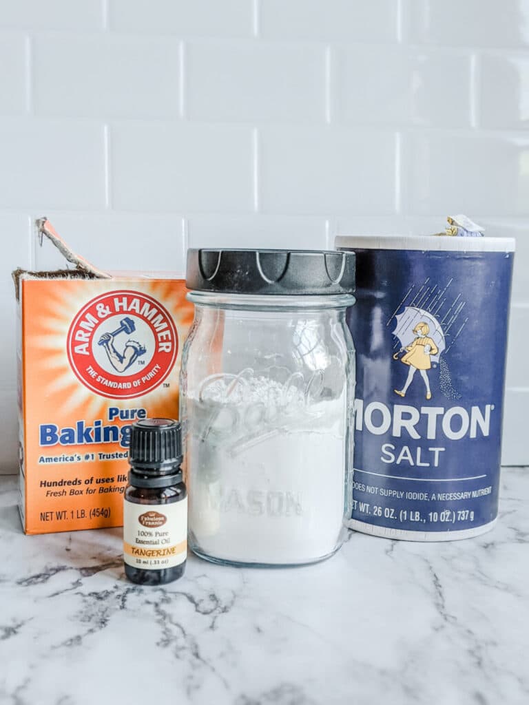 homemade sink cleaner for a clean sink